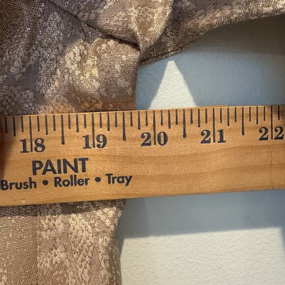 Gold Snakeskin Print Jacket Women 10 Button Classic Preppy Casual Glam Event - Picture 8 of 11